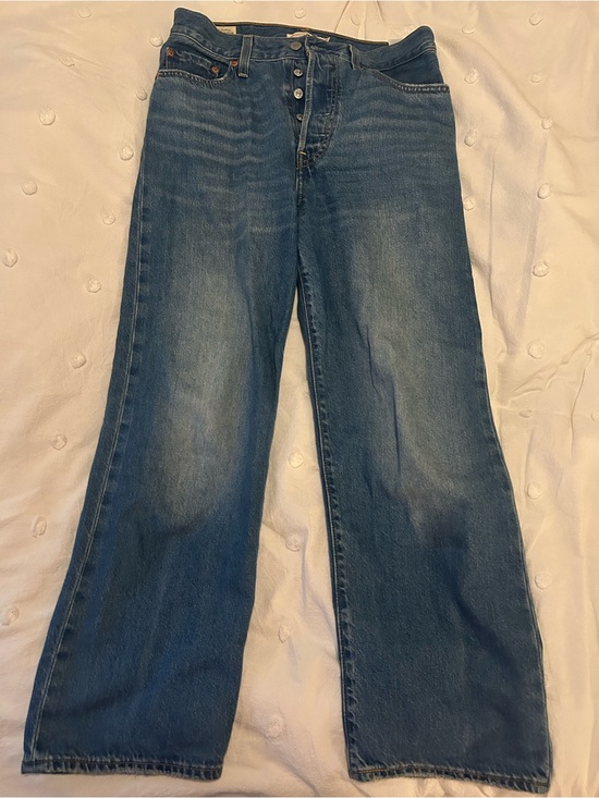 Levi's Denim - Levi’s Ribcage Straight Ankle Blue Jeans